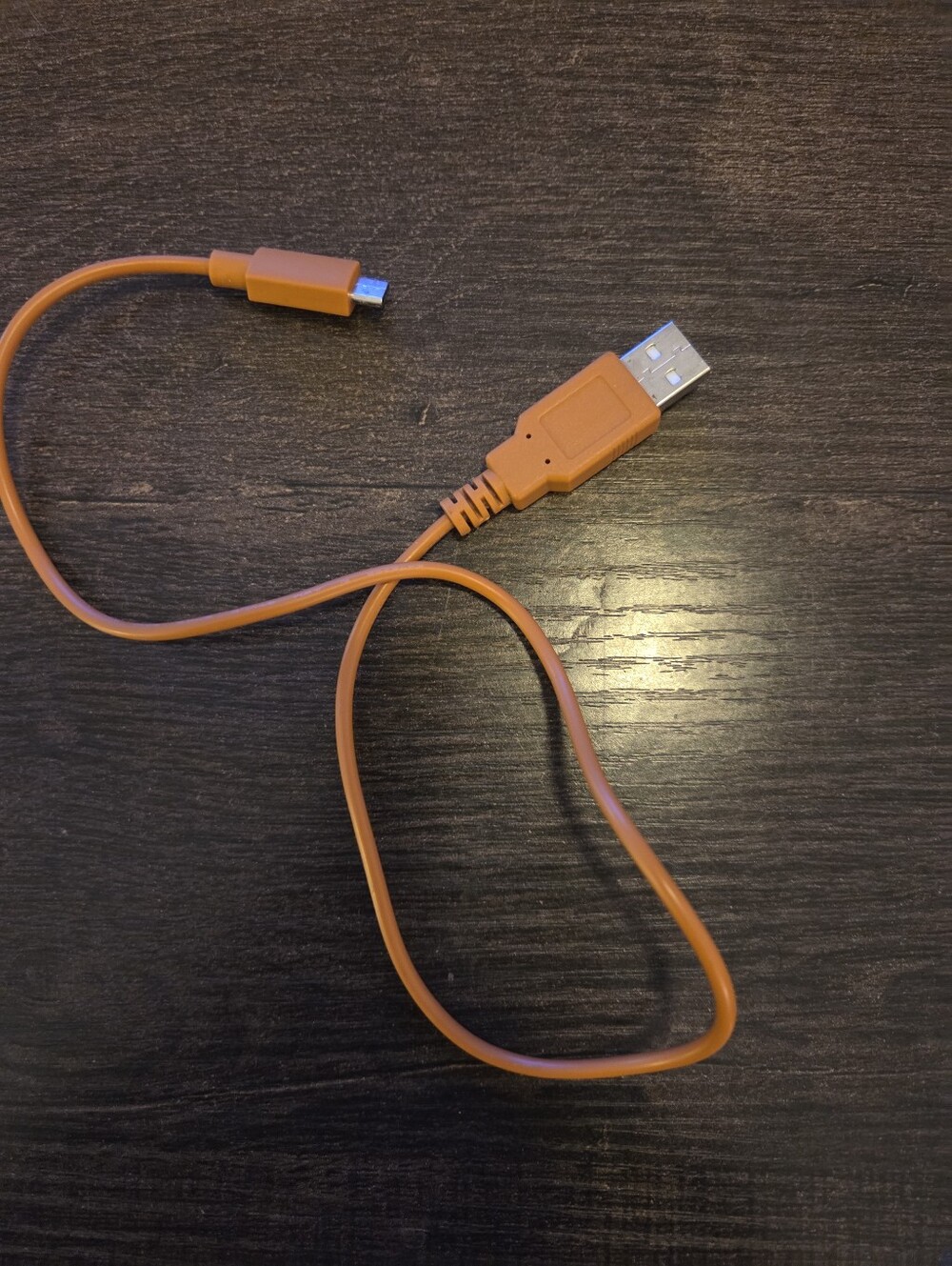 Ring Orange Battery Charger Cable Cord